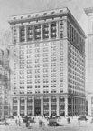 Widener Building, Philadelphia, Chestnut Street elevation, 1915